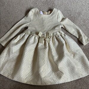 Elegant Cream Kids Dress